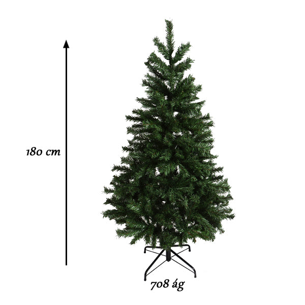 Nordmann artificial pine with metal base, in 4 sizes-180 cm