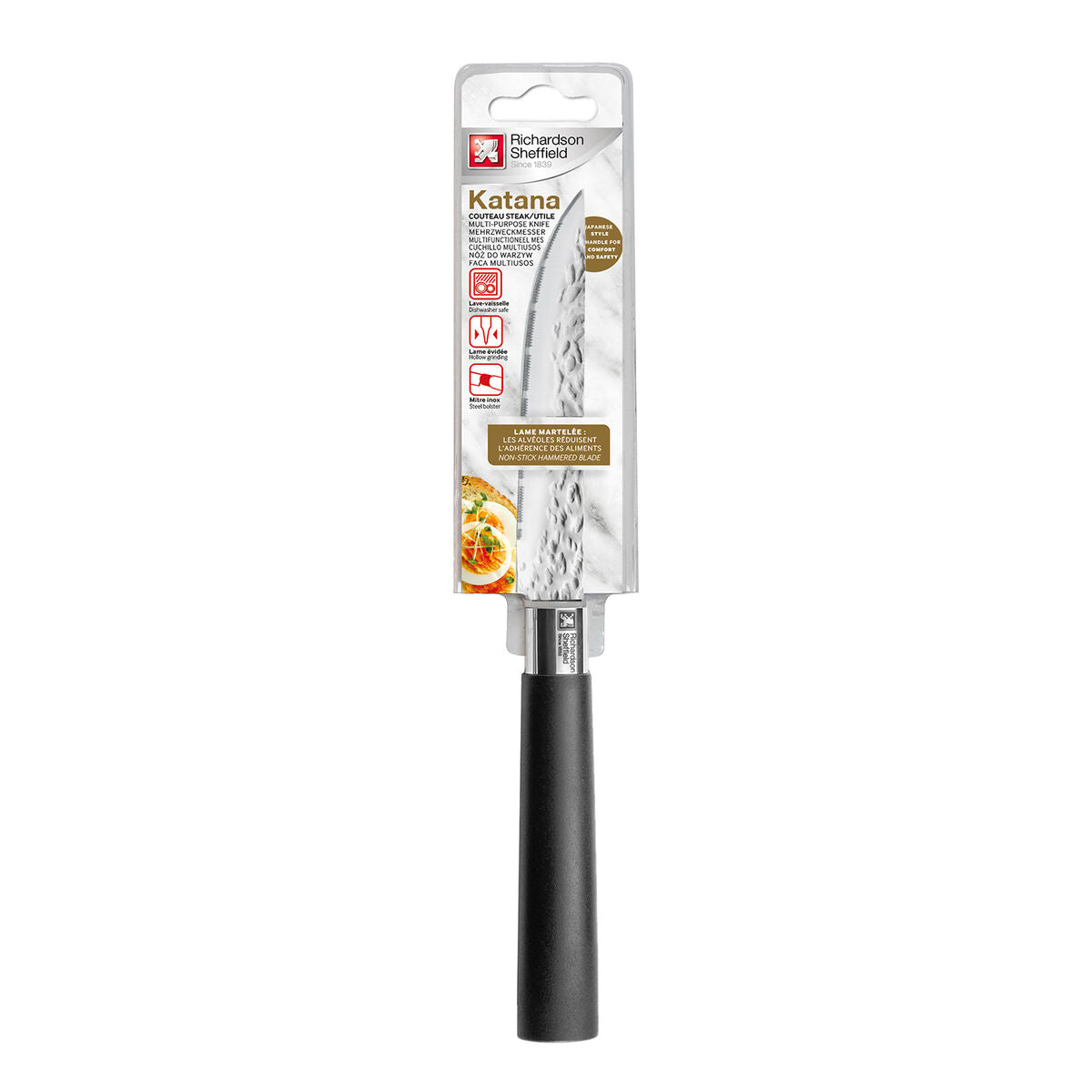 Meat Knife Richardson Sheffield Katana 13 cm (6 Units)-2