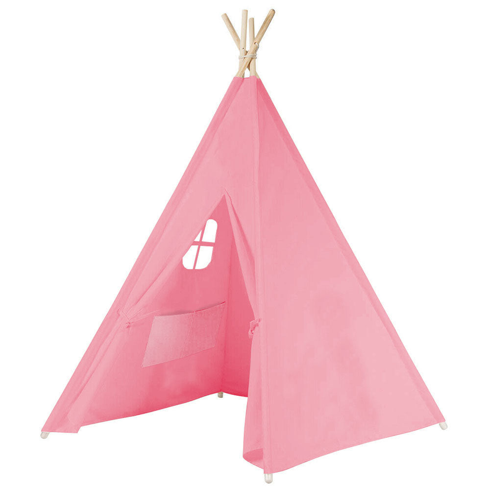 Indian tent for children, in 3 colors - pink